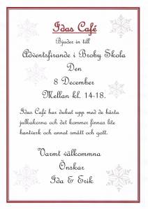 adventsfirande i Broby skola